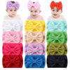 Cinaci 12 Pack Stretchy Elastic Wide Nylon Headbands With Solid Knot Big Hair Bow Headwraps Large Oversized Hair Bows Accessorie