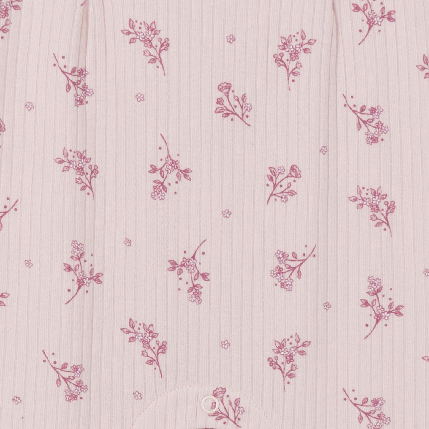 Gerber Baby Girls' Ruffle-Edge Romper, Tossed Flowers, 6-9 Months