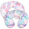 Swesen 2 Pack Nursing Pillow Cover For Baby Girls, Breastfeeding Pillow Slipcover, Soft Stretchy Snug Fits On Infant Nursing Pil