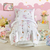 Unicorn Toddler Bedding Set for Girls Pink Unicorn Flowers 4PC Toddler Bed Set - Soft Star Rainbow Unicorn Cute Princess White T