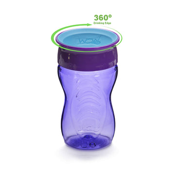 Wow Cup For Kids 360 Drinking Cup,10 Oz. /296 Ml (Purple)