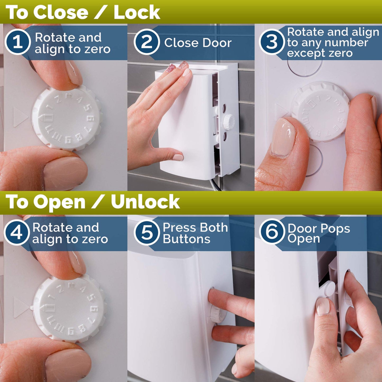 Baby Safety Outlet Cover Box (2 Pack) Double Lock For Much Better Toddler Proofing, Easier Operation, Simple 3 Step Install With