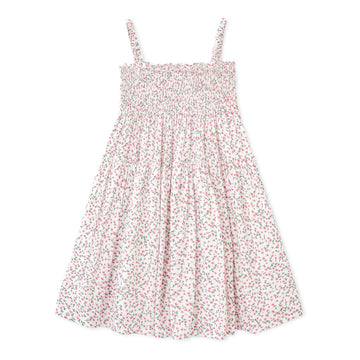 Simplee Kids Baby Girl Dress Toddler Floral Dress Ruffled Sleeves Summer Sundress Dress For Spring Summer Smocked Dress Infant P