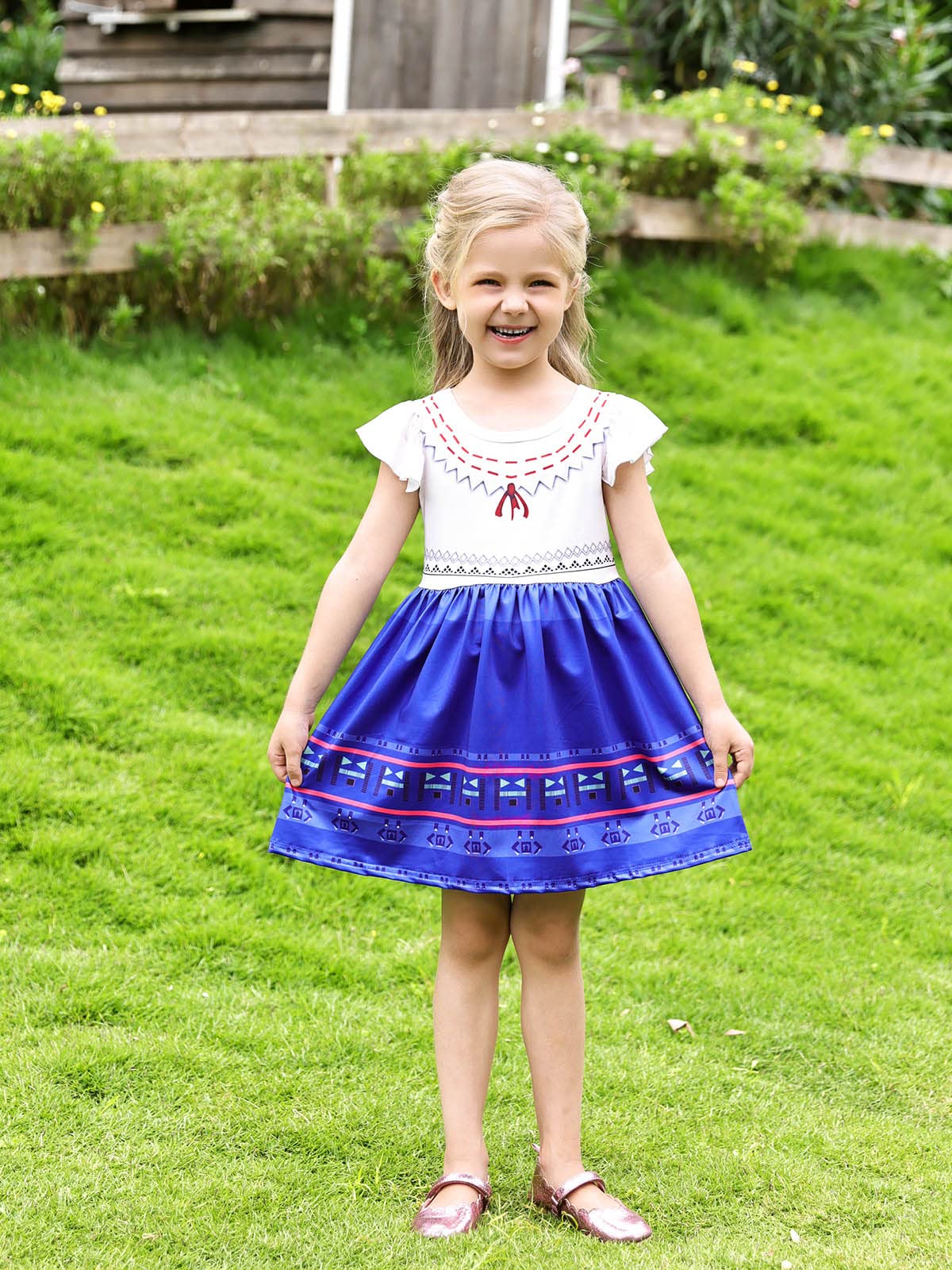 Cotrio Magic Family Luisa Costume Dress Up For Girls Birthday Party Fancy Dress Toddler Kids Halloween Cosplay Outfits Role Play