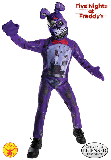 Rubie'S Boy'S Five Nights At Freddy'S Nightmare Bonnie The Rabbit Costume, Large, Multicolor