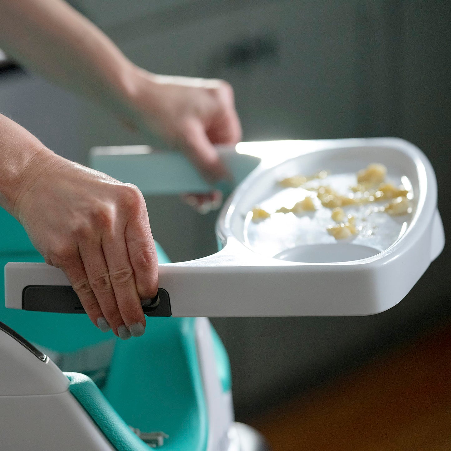 Baby Einstein Dine & Discover Multi-Use Booster Feeding & Floor Activity Seat With Self-Storing Tray