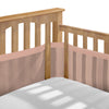 Breathablebaby Breathable Mesh Liner For Full-Size Cribs, Deluxe 4Mm Mesh, Shell Pink (Size 4Fs Covers 3 Or 4 Sides)