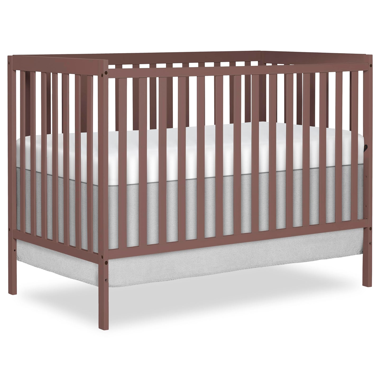 Dream On Me Synergy 5 in 1 Convertible Crib in Baltic Amber, Greenguard Gold and JPMA Certified, Converts from A Baby Crib to A