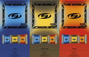 Ateez The World Ep.1 : Movement Album 3 Version Set Cd+1P Folding Lyrics Poster On Pack+72P Photobooklet+1Ea Sticker+1P Id Card+