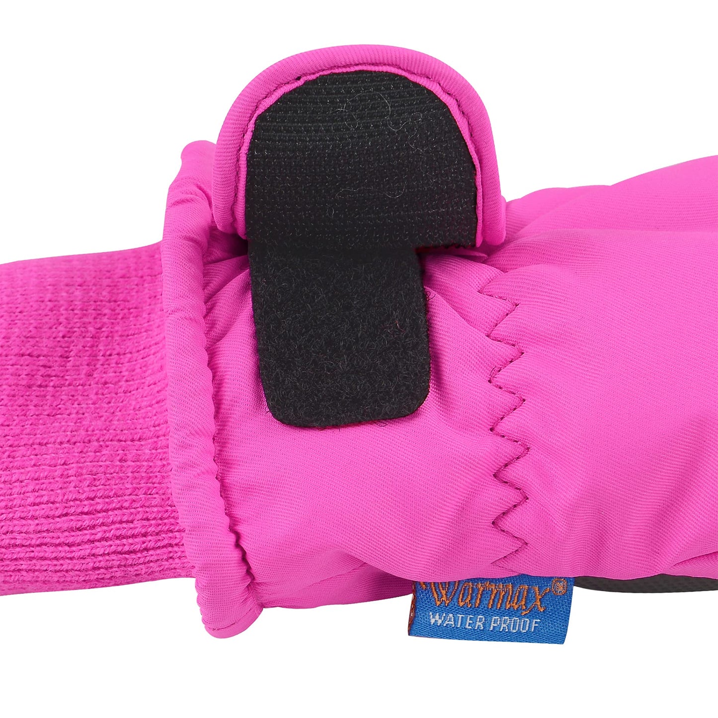 American Trends Toddler Mittens Snow Boys Waterproof Gloves Kids Ski Winter Gloves For Girls Infant Baby Mittens Black 4-6 Years