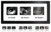 Iheipye Triple Sonogram Pregnancy Frame - Baby Ultrasound Picture Frame With Story For Expecting Parents, Baby Shower Frame, Bab