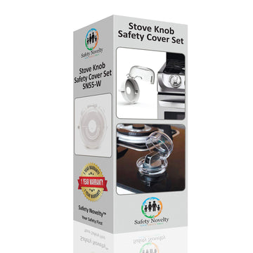 Safety-Novelty Child-Proof Stove Knob Covers: Strong 2019 Upgraded Heat Resistant Model | Please Measure Your Knob First | Twent
