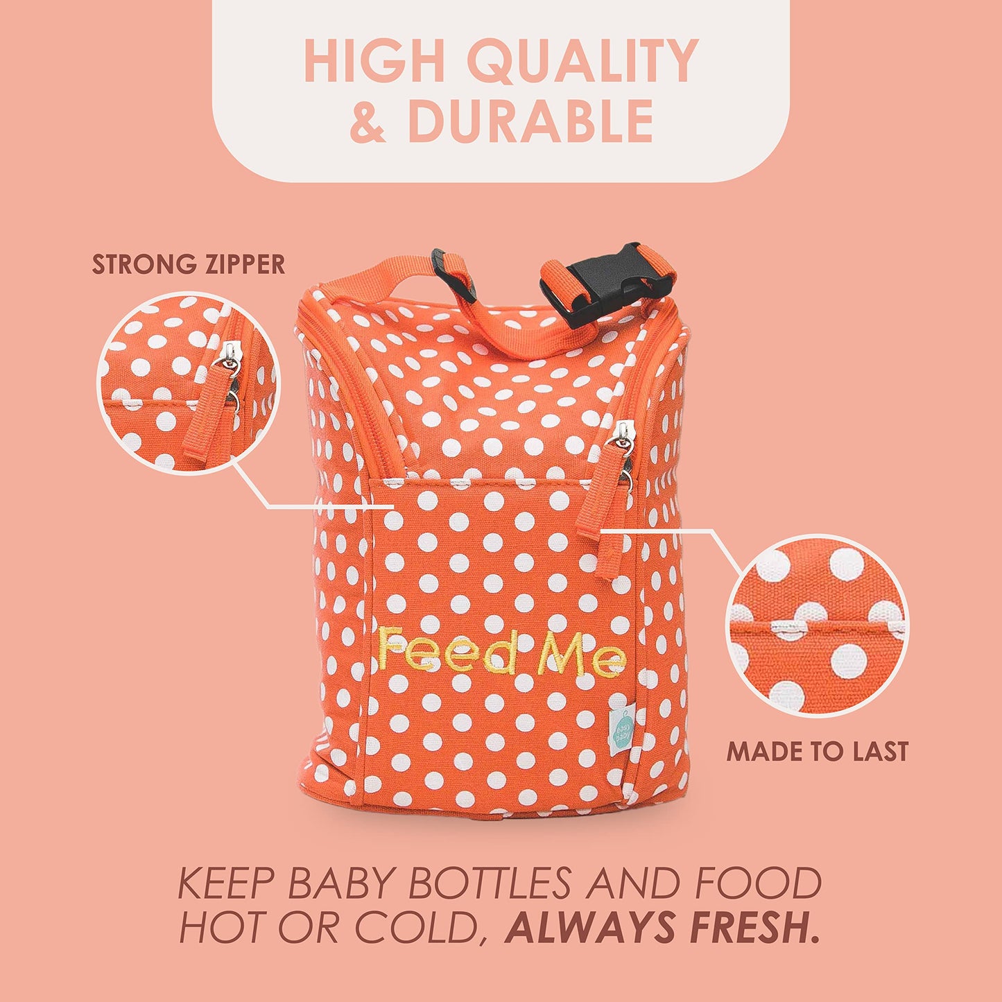 Easy Baby - Diaper, Bottle, And Supplies - Organizer Pouches - Change, Feed, And Dress Me (4 Pack Laguna) | Organizing Packing T