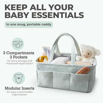 Itsy Bitsy Tot Diaper Caddy, Diaper Organizer Or Storage, Nursery Storage And Car Organizer, A Baby Gift Registry, Baby Shower M