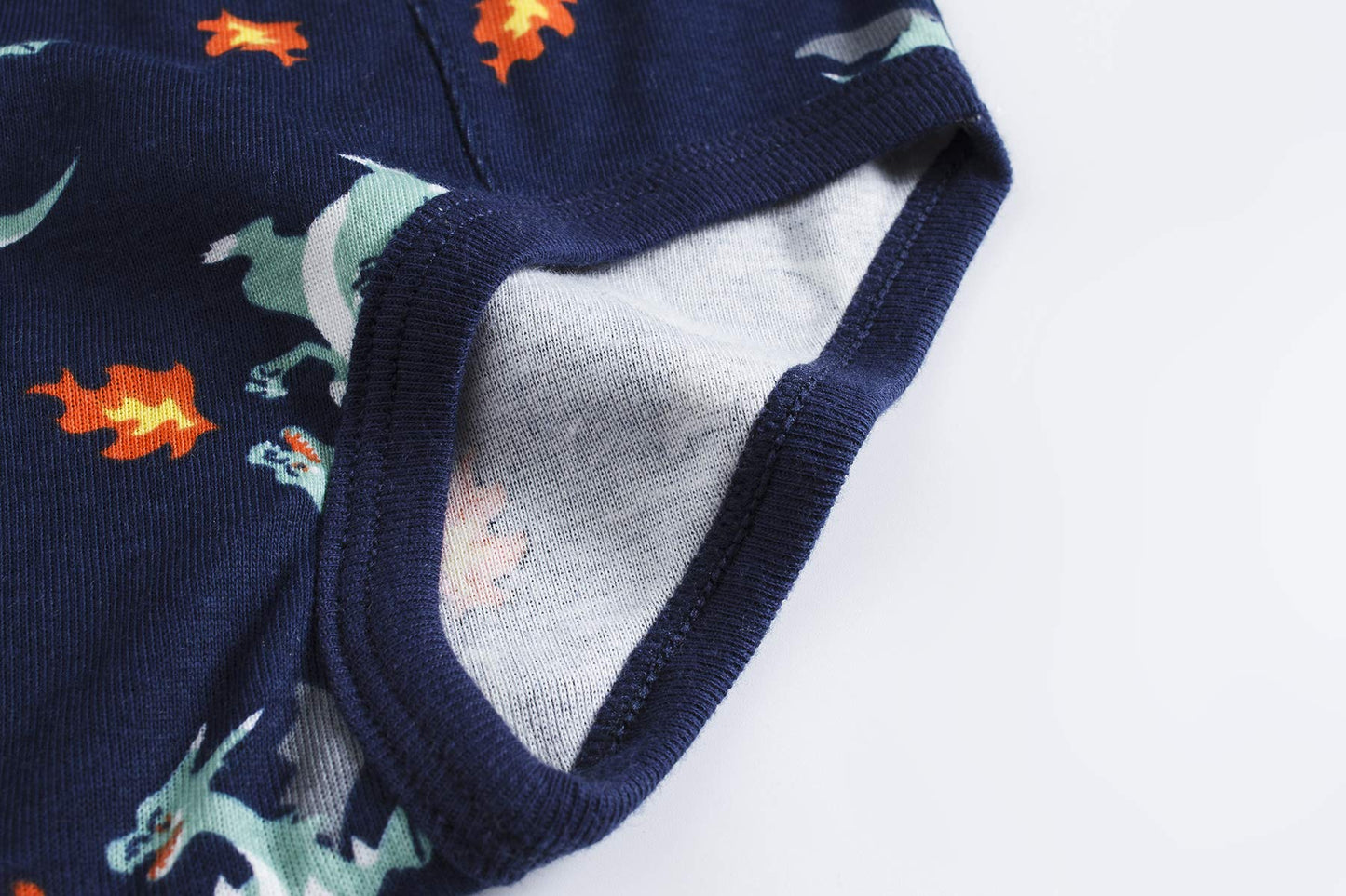 Boboking Little Boys Briefs Dinosaur Truck Toddler Kids Underwear (Pack Of 6) 6/7Y Blue
