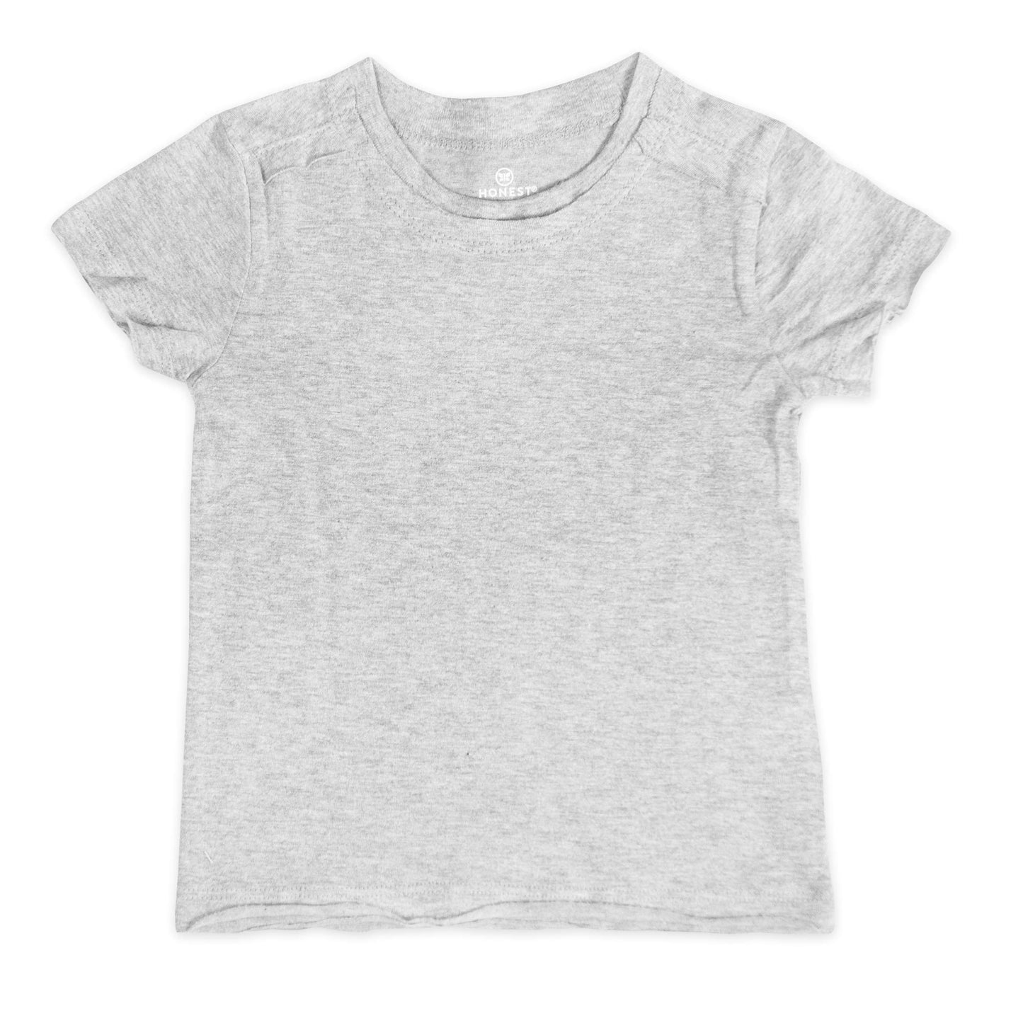 Honestbaby Organic Cotton Short Sleeve T-Shirt Multi-Packs, 5-Pack Gray Ombre, Preemie