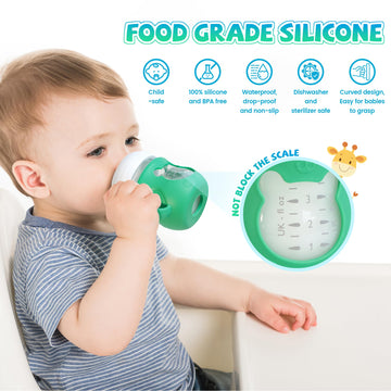 3 Pack Silicone Sleeves For Philips Avent Natural Glass Bottle, Food Grade Anti Breakage Baby Bottle Holder With Handles And 3Pc