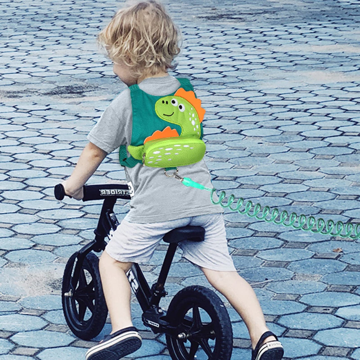Toddler Harness Leash With Anti Lost Wrist Link, Accmor Cute Dinosaur Kids Harness Children Leash, Adorable Anti Lost Leash Walk