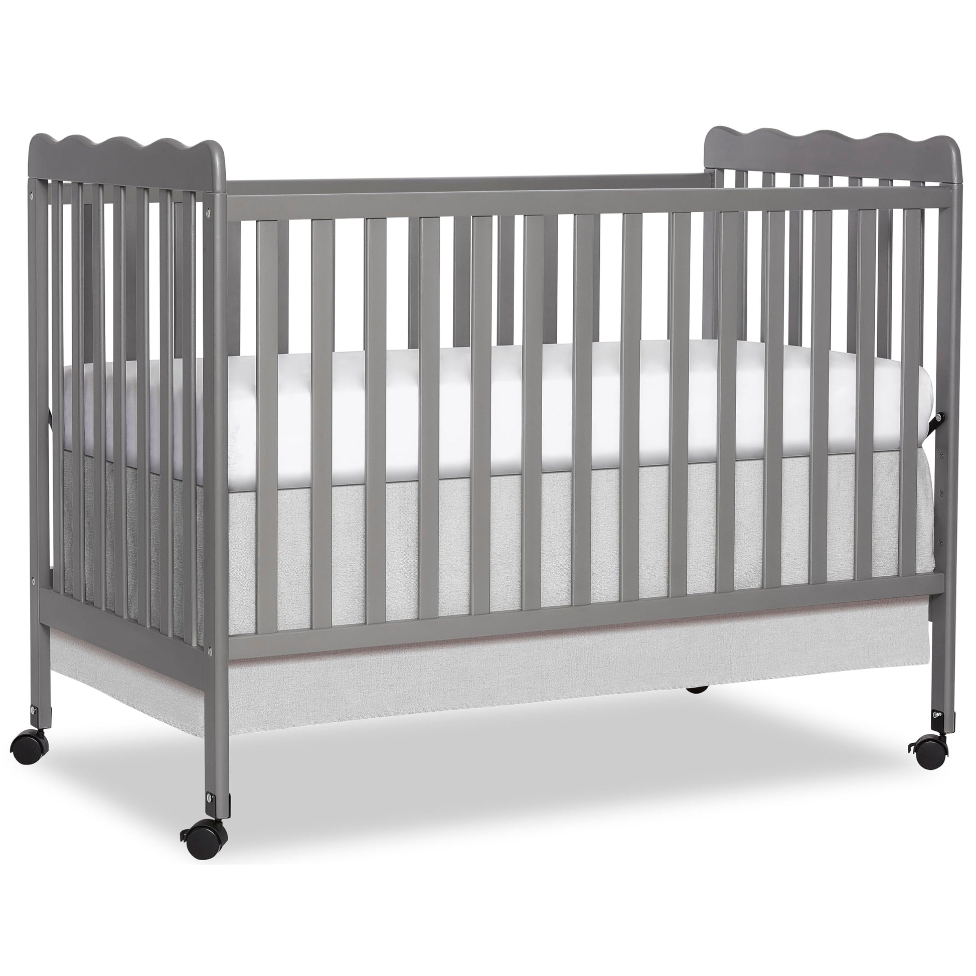 Dream On Me Carson Classic 3-In-1 Convertible Crib In Steel Grey