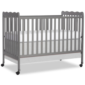 Dream On Me Carson Classic 3-In-1 Convertible Crib In Steel Grey
