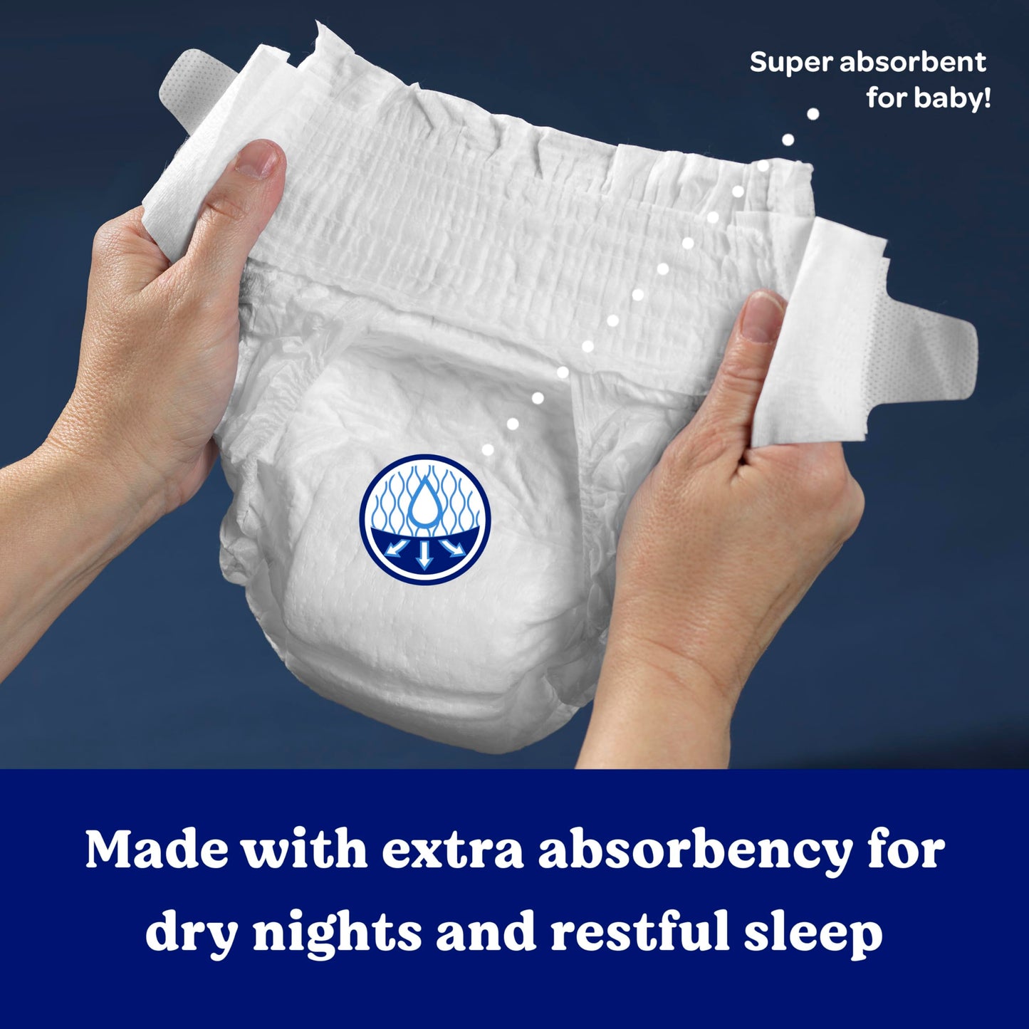 Huggies Overnites Size 7 Overnight Diapers (41+ Lbs), 32 Ct