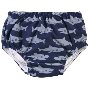 Hudson Baby Unisex Baby Swim Diapers, Sharks, 6-12 Months