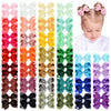 70 Pieces Hair Bows For Girls 3 Inch Grosgrain Ribbon Toddler Hair Accessories With Alligator Clips For Toddlers Baby Girls Kids