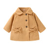 Swnone Baby Coats Spring Fall Kid Baby Girl Cloak Button Jacket Clothes Baby Outwear Clothes (Camel Coat, 2-3 T)