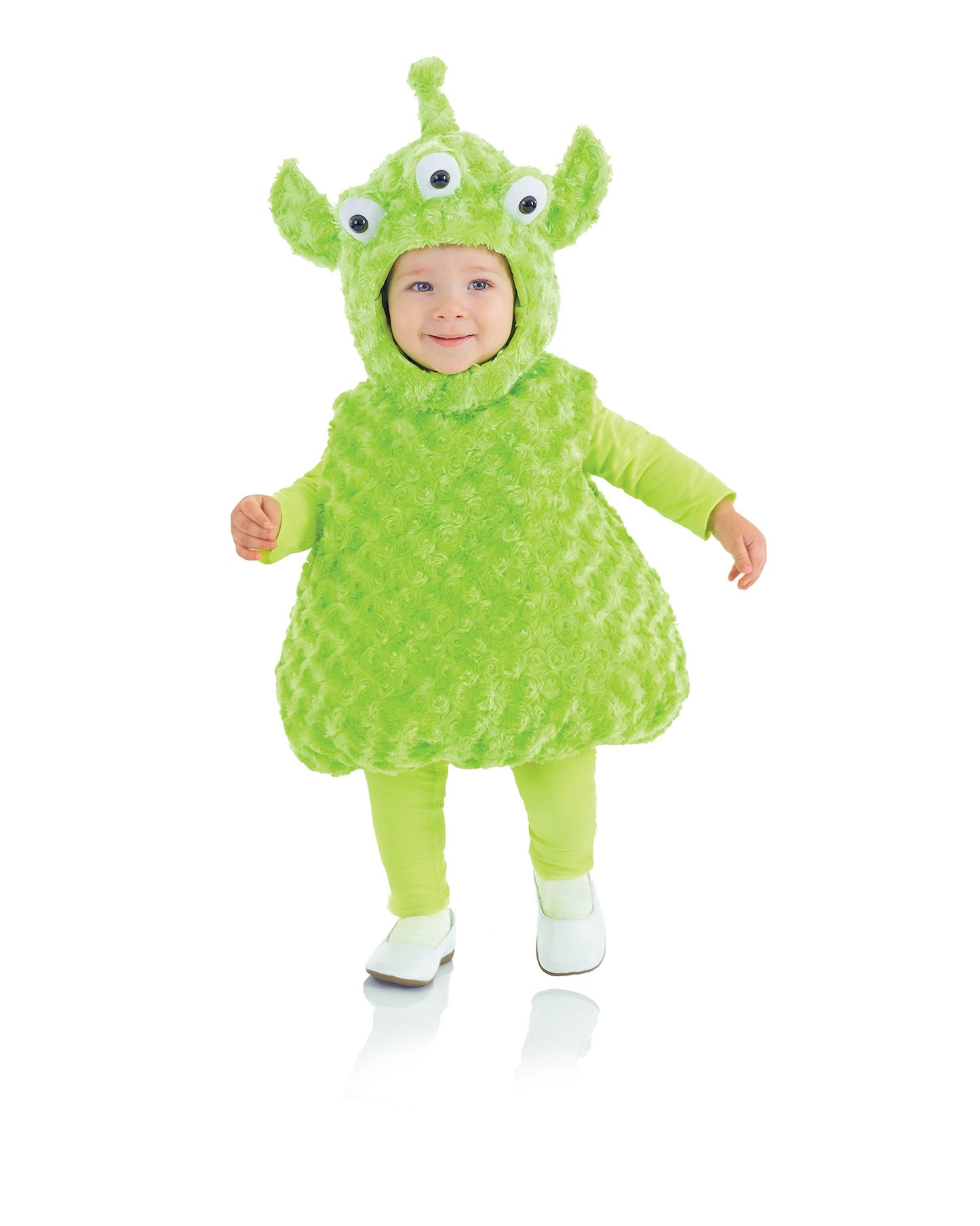 Underwraps Babys Alien Belly-Babies, Green, Large
