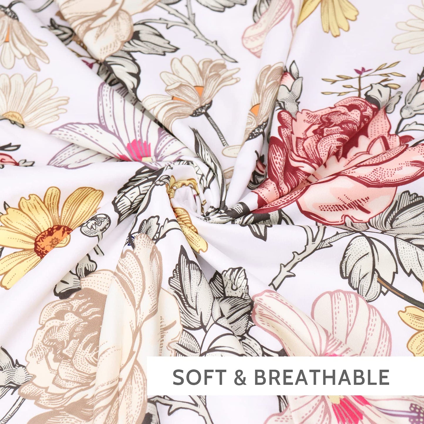 Hnhuaming Floral Nursing Pillow Cover, Breastfeeding Pillow Slipcover For Baby Girls, Soft Snug Fits On Newborn Feeding Pillow C