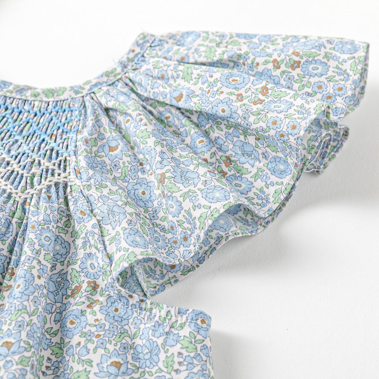 Simplee Kids Baby Floral Dress Toddler Smocking Dress For Little Girls - Casual Floral Print Sundress For Spring/Summer - 24M-6T