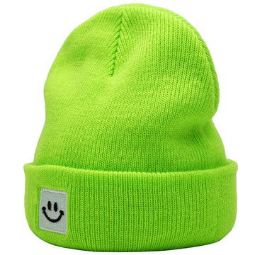 55Cube Baby Beanie 3-5 Years 5-8 Years Lime Green