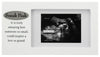 Malden International Designs Sneak Peek Sonogram Juvenile Frame, 4X6, White