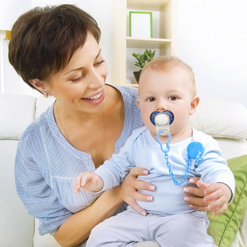 10 Pieces Silicone Adapter Rings Baby Holder And Clip Mam-Compatible (Soft &Transparent)