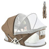 ISELECTOR Portable Baby Bassinet for Baby Travel, Baby Cribs Travel Pod for Outdoors Baby Lounger Infant Travel Bed with Mosquit