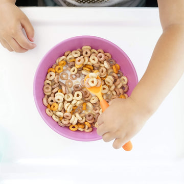 Goobie Baby Bamboo Dinnerware Bowls For Kids, Set Of 4 Eco Friendly Toddler Bowls :: Non Toxic & Kid Safe Dishes For Cereal & So