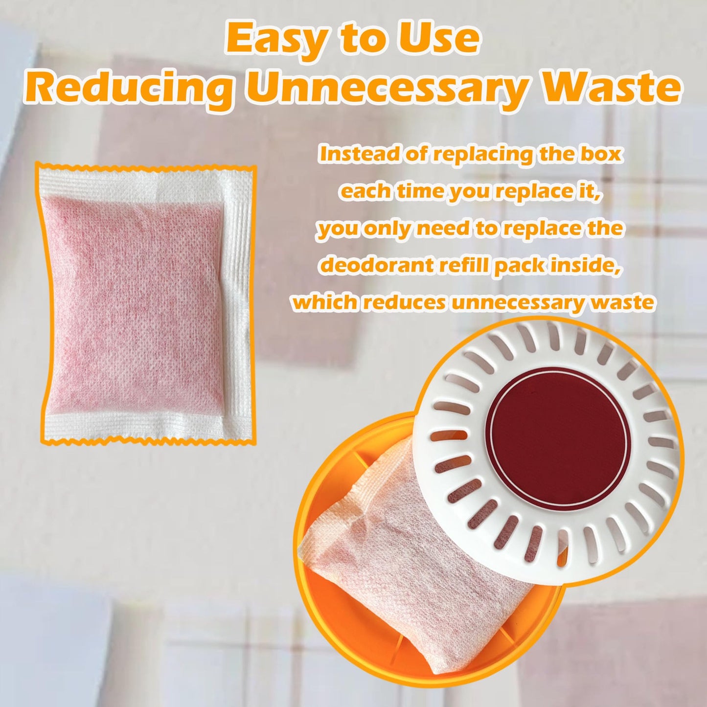 12 Pack Odor Removing Refills For Munchkin Pail Diaper, Diaper Pail Deodorizers Odor Absorber For Munchkin Deodorizing Discs