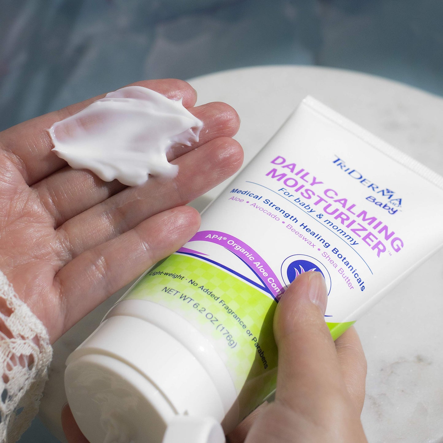 Triderma Daily Calming Baby Moisturizing Lotion For Baby'S Sensitive Skin With Soothing Ap4 Aloe Vera, Avocado & Vitamins B & E,