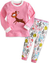 Vaenait Baby Kids Boys Girls Sleepwear Pajama 2Pcs Set Mini Bambi 12-18M/Xs