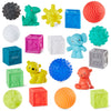 Infantino Sensory Balls, Blocks & Buddies - Textured, Soft & Colorful Toys Includes 8 Balls, 8 Numbered Blocks, 4 Animal Buddies