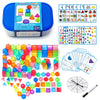 Odoorgames 100 Pcs 3D Shapes for Teaching - Geometric Solids and Geometry Manipulatives for Classroom - Enhance Learning Experie