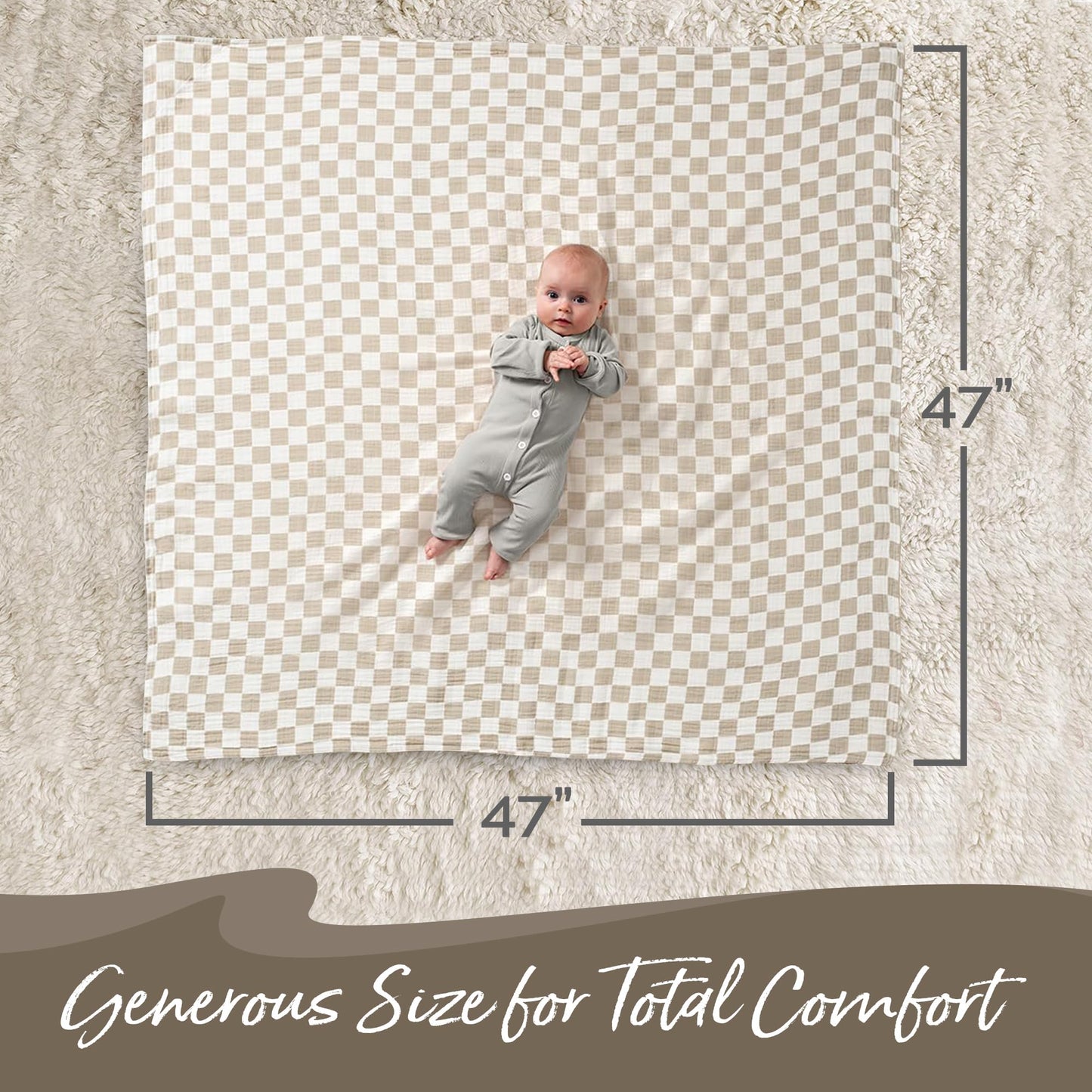 Itzy Ritzy Breastfeeding Boss Multi-Use Cover - A Nursing Cover, Swaddle, Car Seat Cover, Tummy Time Mat & Burp Cloth All In One