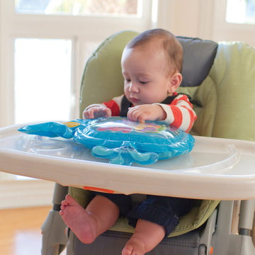 Infantino Pat & Play Water Mat - Whale Themed Water Mat for Infants and Older Babies, Tummy Time and Sensory Play