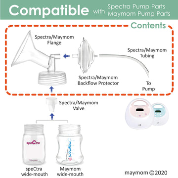 Maymom Pump Parts For Spectra S2 Spectra S1 Spectra 9 Plus Breastpump Not Original Spectra Pump Parts Replace Spectra S2 Accesso