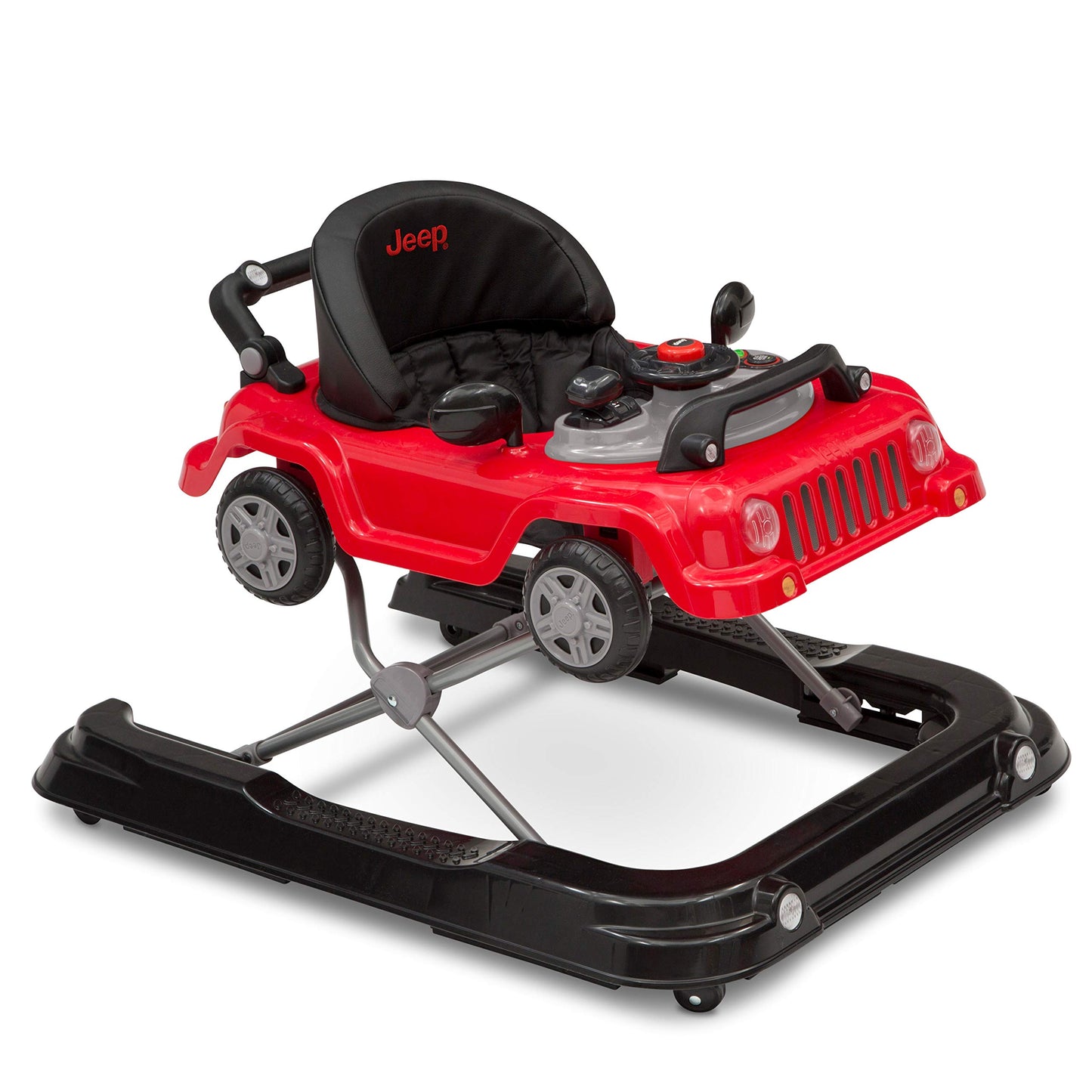 Jeep Classic Wrangler 3-In-1 Grow With Me Walker By Delta Chidlren, Red