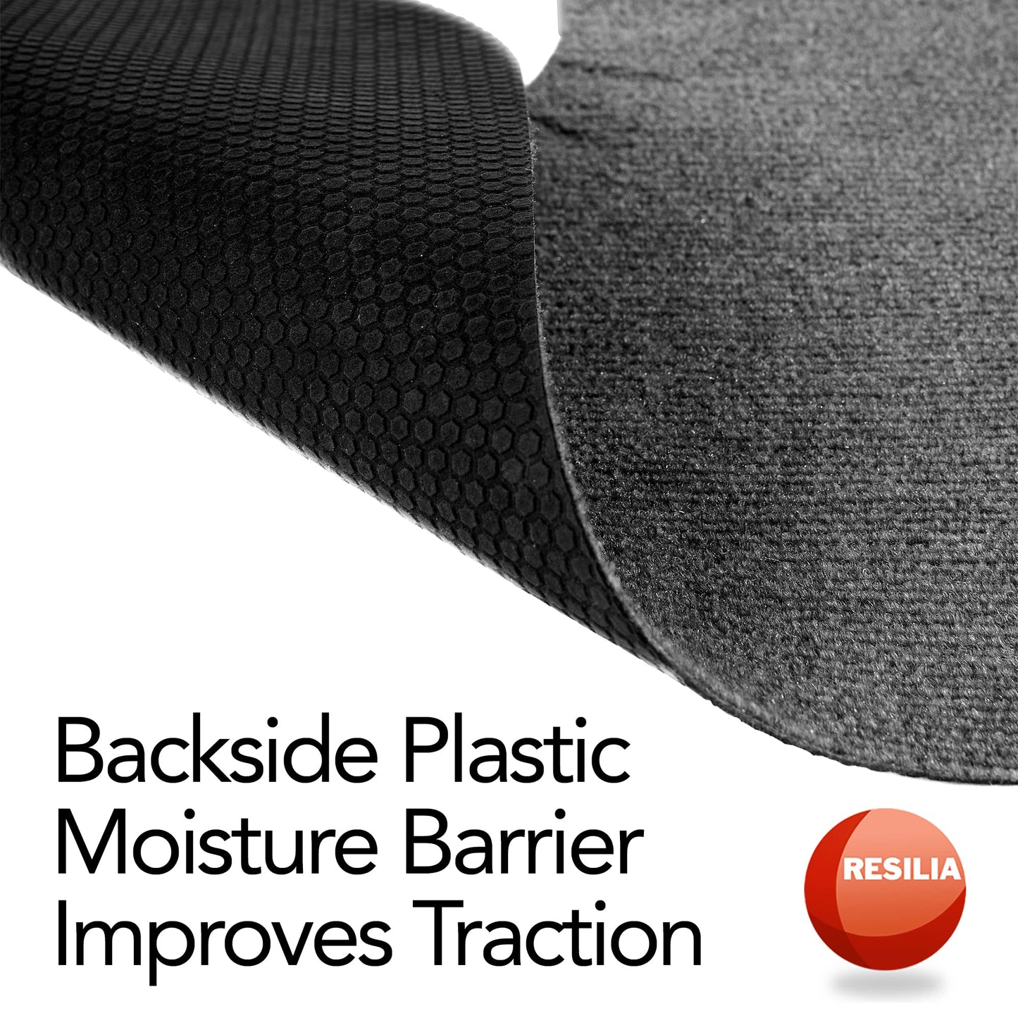 Resilia Universal Rounded Commode Potty Training Mats - Super-Absorbent Toilet Training Rug For Kids, Universal Bathroom Protect