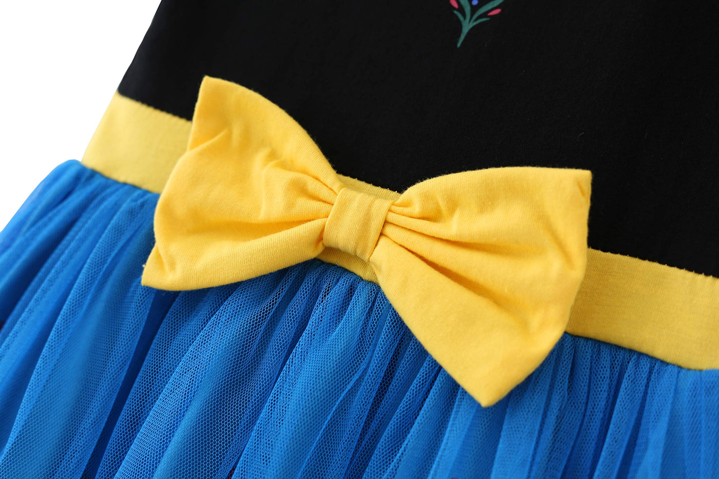 Dressy Daisy Ice Princess Dress Up Clothes Halloween Fancy Party Tulle Skirt Summer Outfit With Cape For Toddler Girls Size 3T,