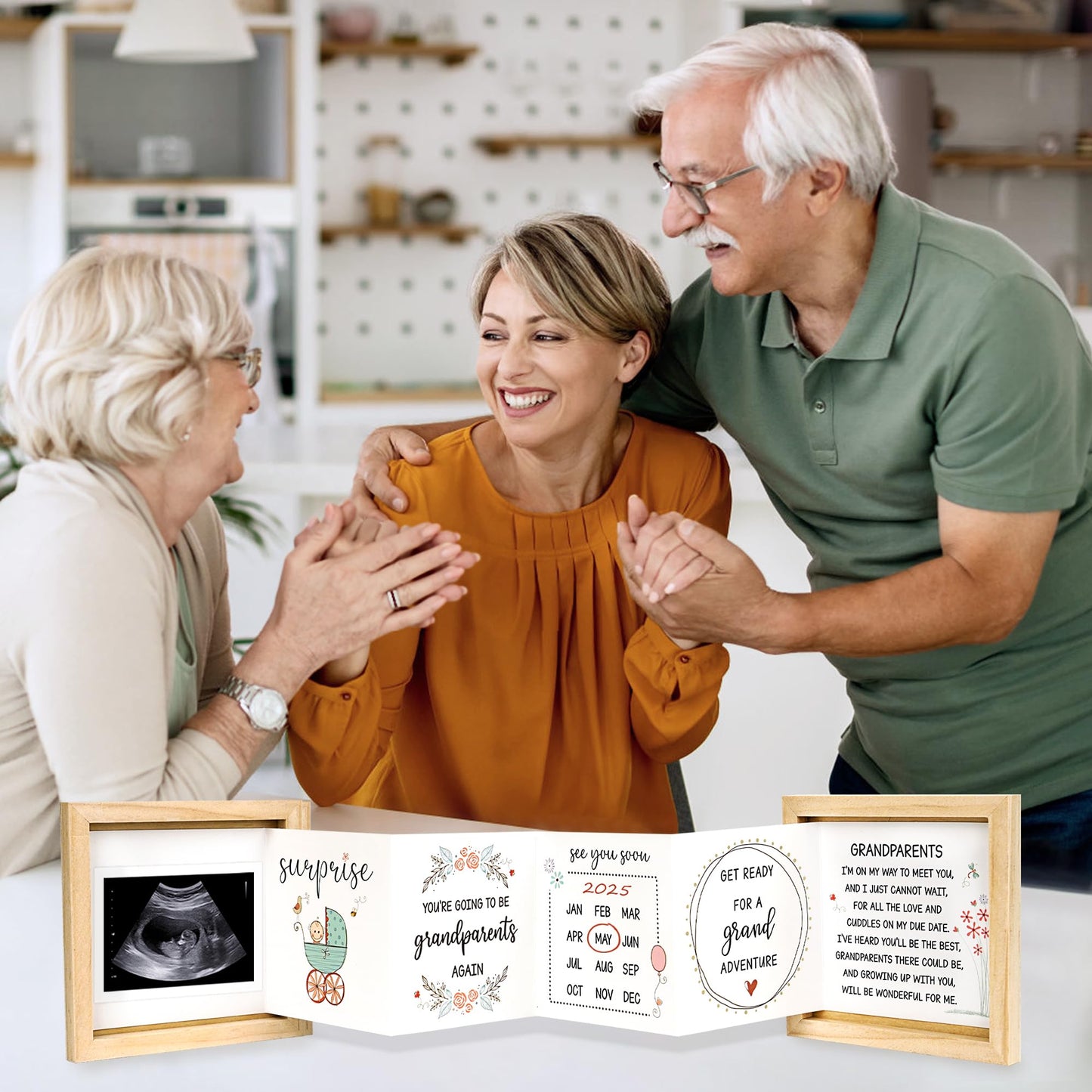 Pregnancy Announcement For Grandparents Again- You'Re Going To Be Grandparents Again Baby Announcement Gifts- Pregnancy Reveal T