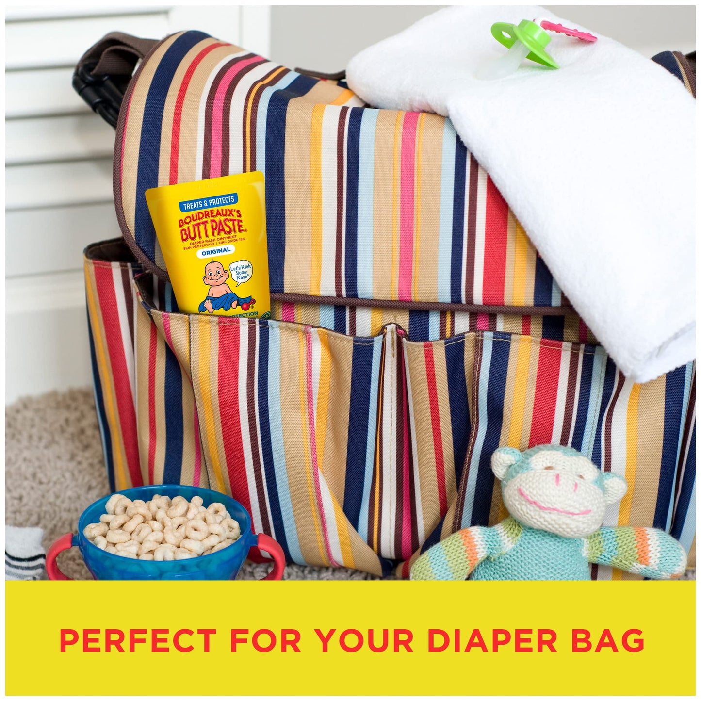 Boudreaux'S Butt Paste Original Diaper Rash Cream, Ointment For Baby, 2 Oz Tube