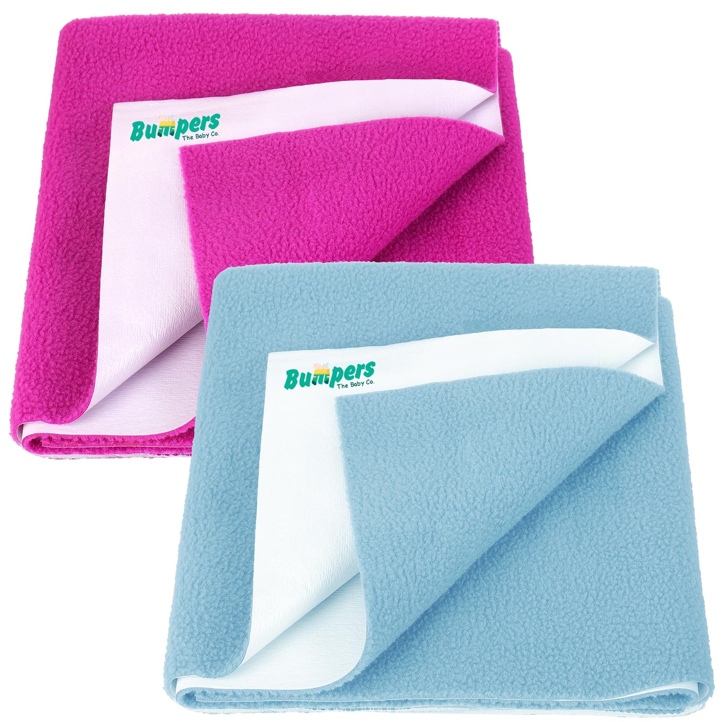 Bumpers Instadry AntiPiling Fleece Extra Absorbent Quick Dry Sheet For Baby, Baby Bed Protector, Waterproof Baby Sheet, Washabl